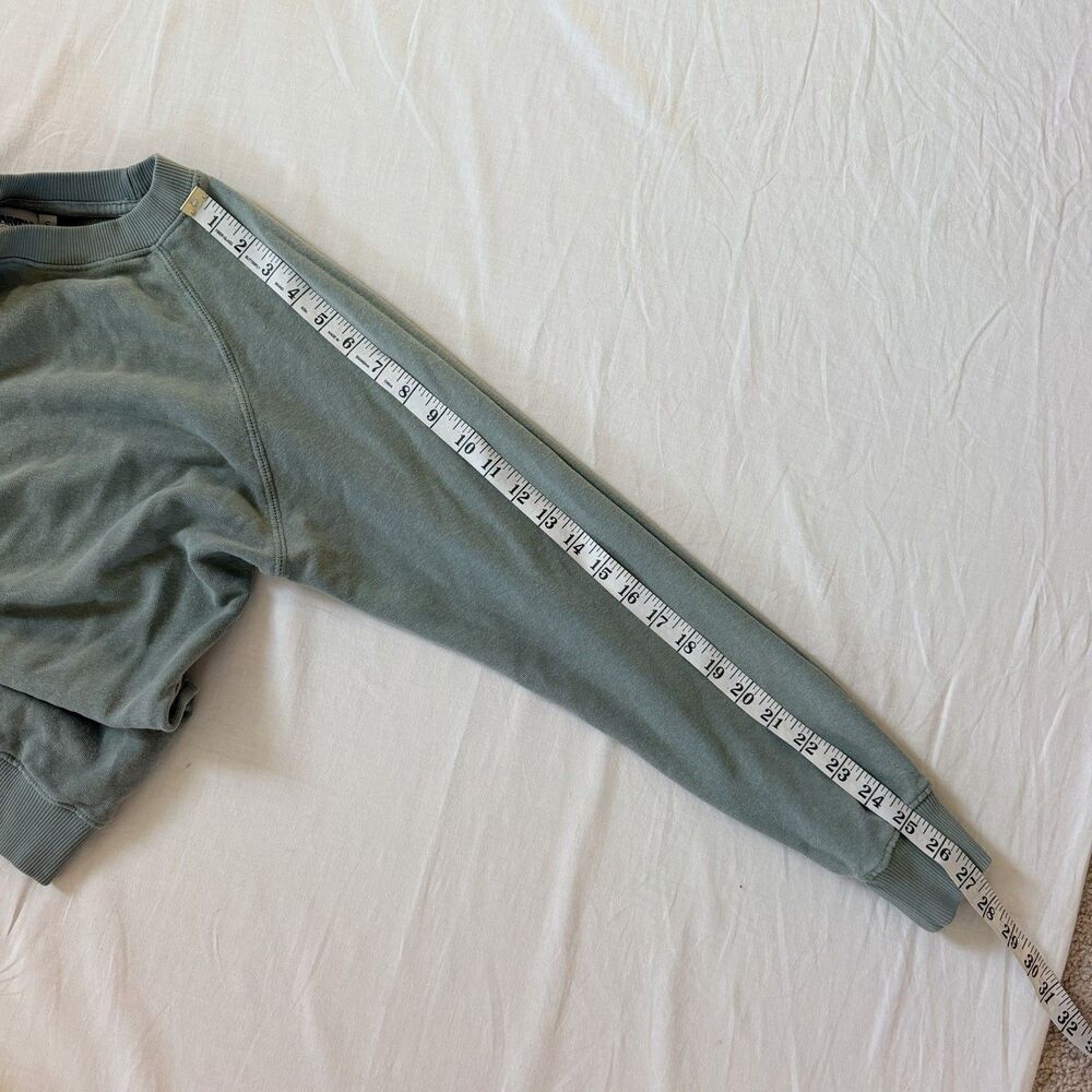 Jungmaven American Made Hemp Organic Cotton Sweatshirt Sage Green S USA Unisex - Picture 10 of 10
